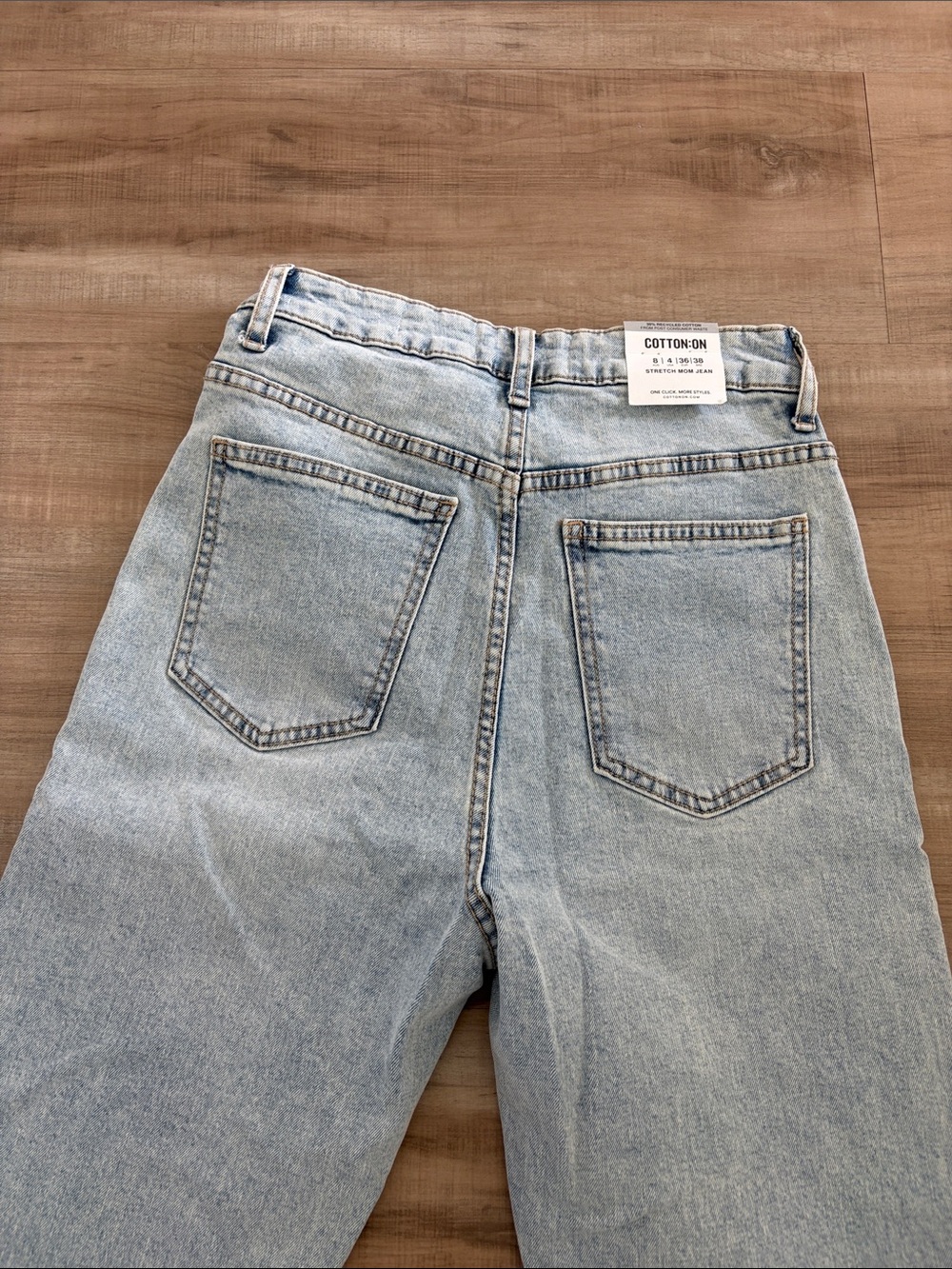 Cotton On Light Blue High-Rise Jeans - Picture 5 of 5